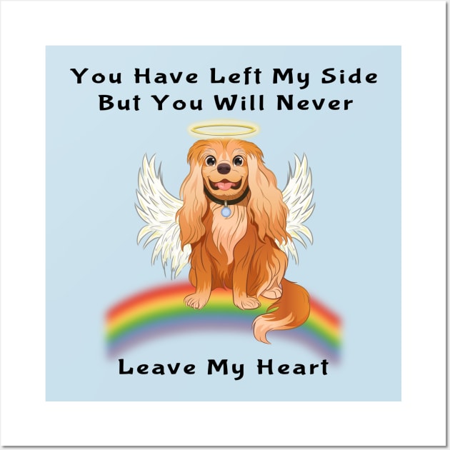 Ruby Cavalier King Charles Spaniel Pet Loss Gifts Wall Art by Cavalier Gifts